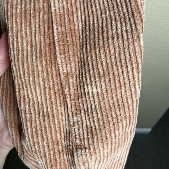 Vici Womens Small Camel Color Distressed Paddington Cotton Corduroy Jacket Boho - Picture 9 of 9